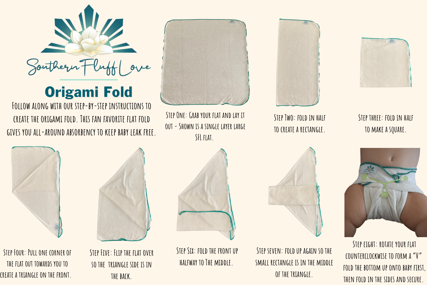 How to Origami Fold a Flat